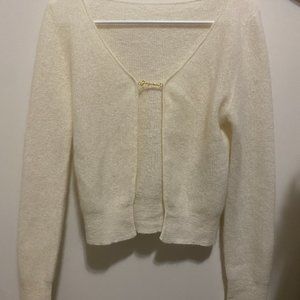 Jacquemus SSENSE Exclusive Off-White Mohair 'Le Cardigan'